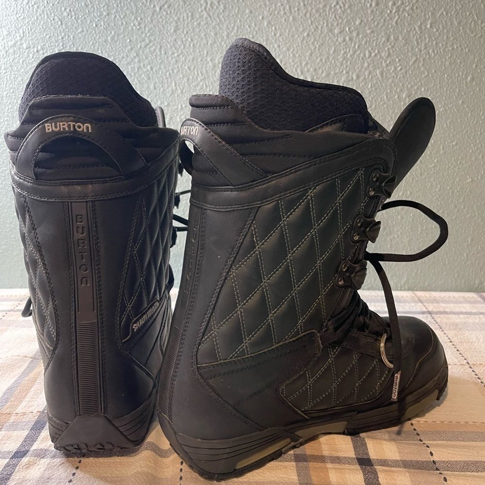 Burton Shaun White Snowboard Boots Men’s US 7.5 Black Winter Riding Boots